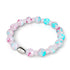 Orchidée rose | Argent sterling 925 | Bracelet en verre Firefly